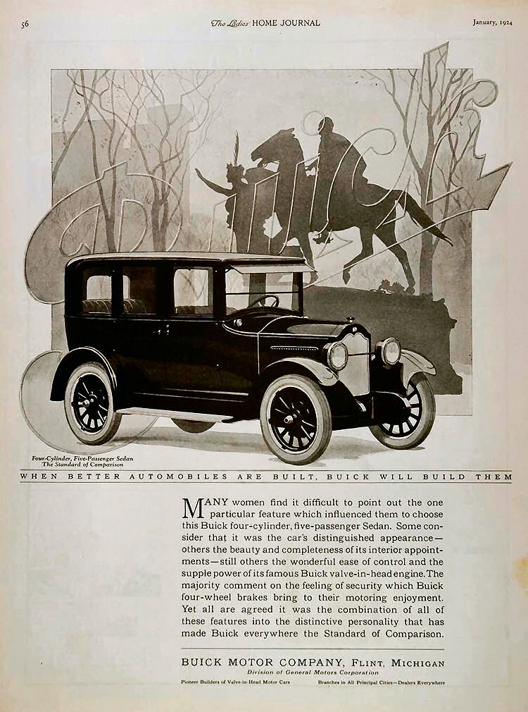 1924 Buick Auto Advertising